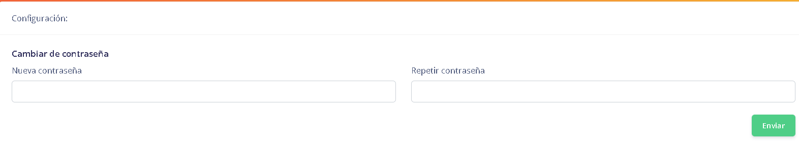 Figura 3. Ventana de cambio de contraseña