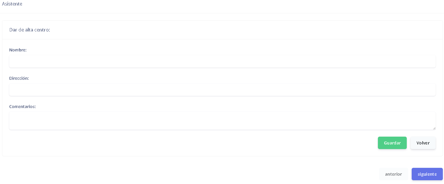 Figura 6. Asistente de configuración inicial