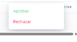 Figura 9.5. Selección de opciones para tramitar